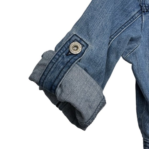 Highway Jeans Cropped Denim Jacket (M) - Picture 4 of 10